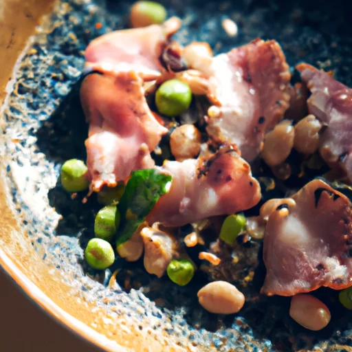 grey-peas-bacon