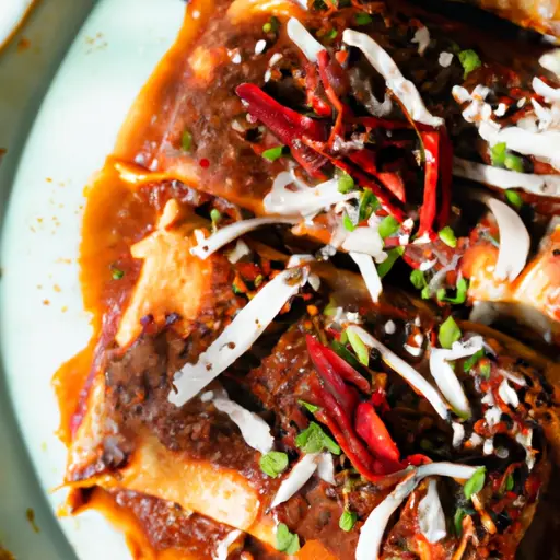 mole-enchiladas
