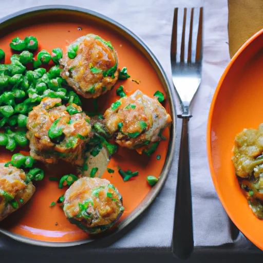 pork-meatballs-and-peas