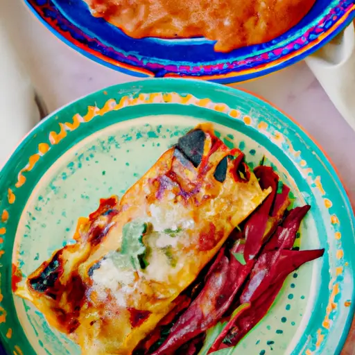 red-vs-green-chile-enchiladas
