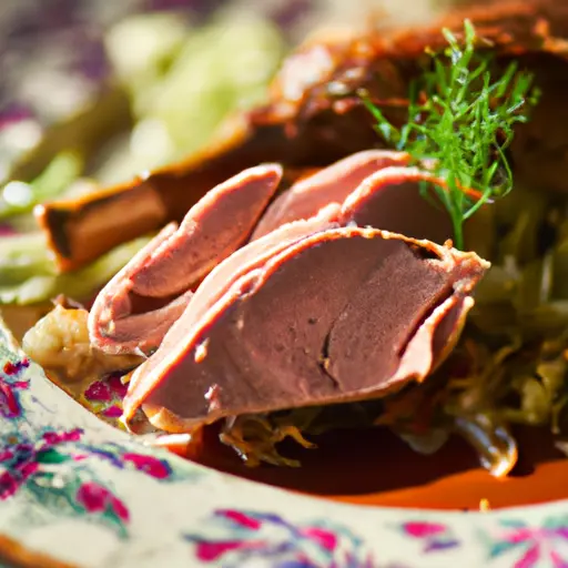roast-duck-with-cabbage